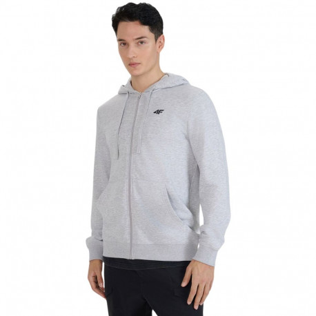 Bluza męska 4F M1768 chłodny jasny szary melanż 4FWMM00TSWSM1768 27M S