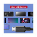 UGREEN Кабель micro USB QC 3.0 2.4A 1м черный