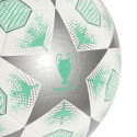 Piłka nożna adidas UCL Club 24/25 Knockout Stages biało-zielono-szara JH1283 3