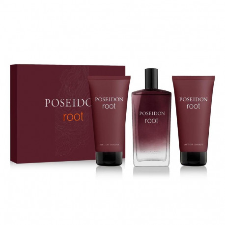 Poseidon tualettvesi Root 150ml + raseerimisjärgne losjoon + dušigeel