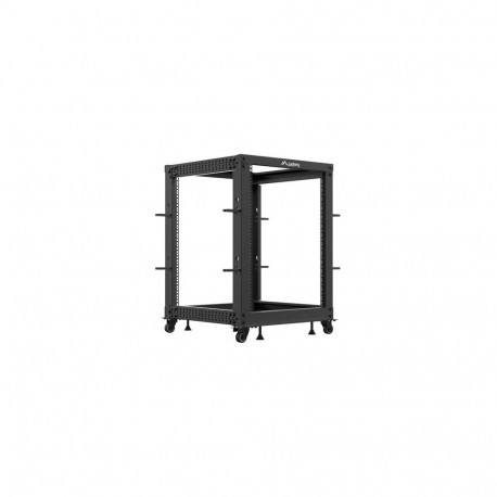 Lanberg avatud rack-kapp 19" 15U 600X600-1100 reguleeritav (lamapakendis), must