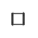 OPEN RACK 19" 12U 600X600-1100 ADJUSTABLE BLACK LANBERG