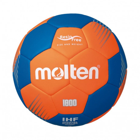 Piłka ręczna Molten pomarańczowo-niebieska H0F1800-OB 0