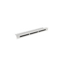 PATCH PANEL 24 PORT 1U 19" CAT.5E UTP WITH CABLE ORGANIZER GREY LANBERG