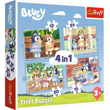 TREFL BLUEY Puzzle 4 in 1 set