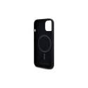 Karl Lagerfeld KLHMP15SSKHPPLK iPhone 15 6.1" black/black hardcase Silicone Karl Head Print Mag