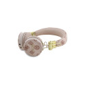 Guess Bluetooth ENC GUBH70EPOSMW Brown/Brown Peony Script Round Shape Headphones