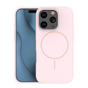 Чехол Fusion silicone Thin Magsafe для iPhone 16 розовый