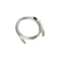 USB Cable - Lanberg CA-USBA-12CC-0030-TR USB 2.0 3m Translucent