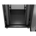 RACK CABINET 19" FREE-STANDING 47U/800X800 (FLAT PACK) WITH MESH DOOR LCD BLACK LANBERG