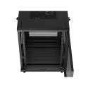 RACK CABINET 19" FREE-STANDING 15U/600X600 (FLAT PACK) WITH MESH DOOR BLACK LANBERG