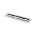PATCH PANEL 24 PORT 1U 19" CAT.6 UTP WITH CABLE ORGANIZER GREY LANBERG