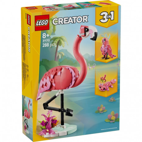 LEGO Creator metsloomad: roosa flamingo