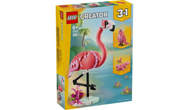 LEGO Creator metsloomad: roosa flamingo