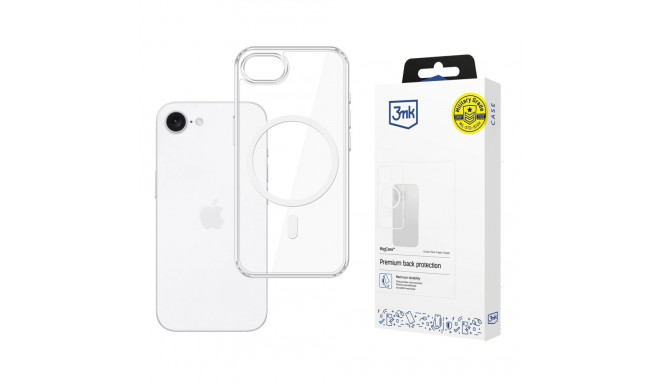 3mk MagCase Case for Apple iPhone 16e / SE4 - Transparent