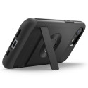 Kaitseümbris Slim Armor (MagFit), Apple iPhone 16e, must, tugijalaga, MagSafe, Spigen