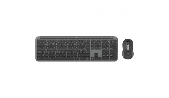 "Logitech Signature Slim Combo MK950 for Business Keyboard and mouse set wireless Bluetooth 5.1 LE Q