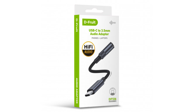 D-Fruit adapter USB-C - 3,5mm DF126