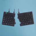 R-Go Tools Ergonomic keyboard R-Go Split Break v2 with break software, ergonomic split keyboard, QWE