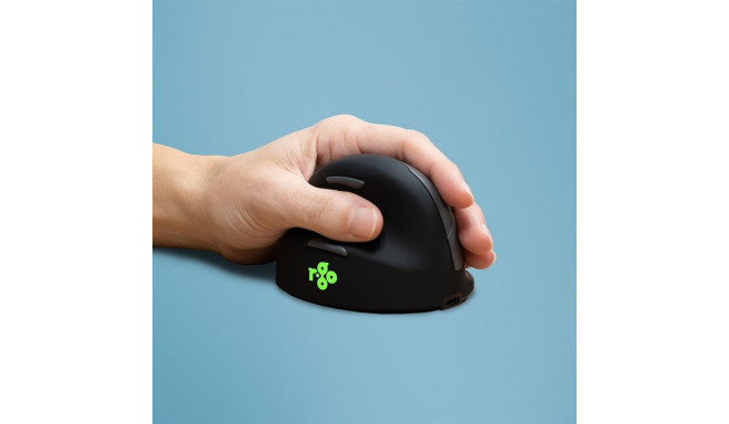 R-Go HE ergonoomiline hiir vasak Bluetooth must/hõbe