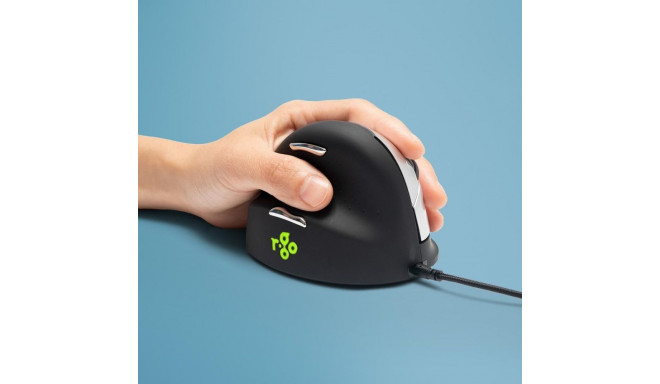 R-Go Tools ergonoomiline hiir R-Go HE Break pausitarkvaraga, suur (käesuurus ≥ 185 mm), vasakukäelin