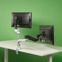R-Go Tools Monitor arm R-Go Caparo Dual, for two monitors, adjustable with gas spring, 3-9 kg load c