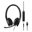 EPOS ADAPT 165T USB II Headset Wired Headband Office/Call Centre USB Type-A Black