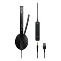 EPOS ADAPT 165T USB II Headset Wired Headband Office/Call Centre USB Type-A Black