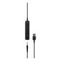 EPOS ADAPT 165T USB II Headset Wired Headband Office/Call Centre USB Type-A Black
