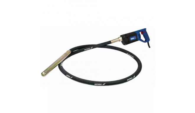 Concrete vibrator 1200W with hose of 2.5 meters