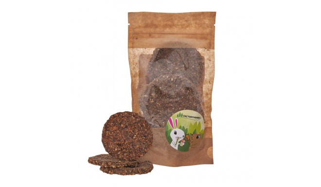 FACTORYHERBS Parsnip cookies with plantain and flaxseed - treat for rodents and rabbits - 70g