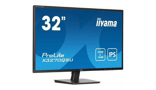 iiyama ProLite 32" IPS paneeliga monitor WQHD eraldusvõimega