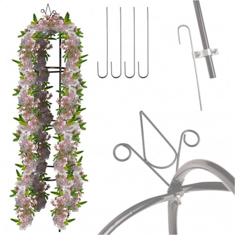 Aia pergola sammas kolonn kella roosi stend ronimislilled metallist 195 cm