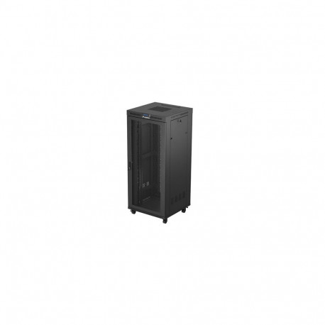 Standing rack cabinet 19" 37U 800X800 black perforated LCD Lanberg (Flat Pack)