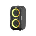Wireless Bluetooth Speaker W-KING T9 Pro 120W + 2 microphones (black)