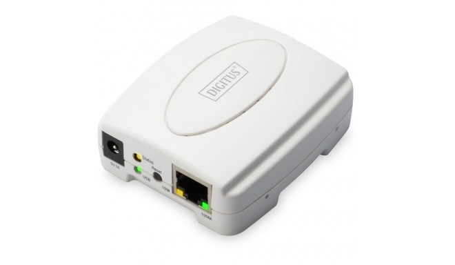 "Digitus DN-13003-2 USB 2.0 Fast Ethernet Print Server"