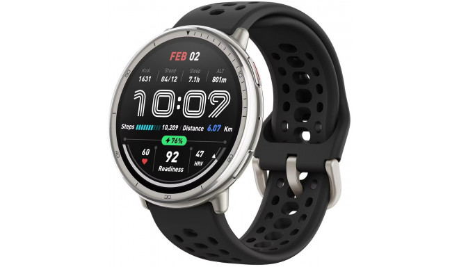 Huami Amazfit Active 2, must/hõbedane