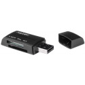 Natec memory card reader Mini ANT 3, black