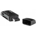 Natec memory card reader Mini ANT 3, black