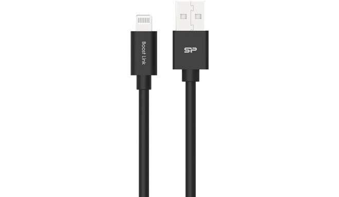 Silicon Power kaabel USB - Lightning Boost Link 1m, must (avatud pakend)
