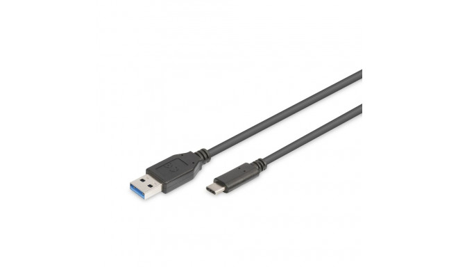 Digitus Connection Cable | AK-300136-010-S | USB-C to USB-A
