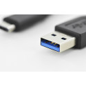 Digitus Connection Cable | AK-300136-010-S | USB-C to USB-A