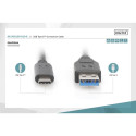 Digitus Connection Cable | AK-300136-010-S | USB-C to USB-A