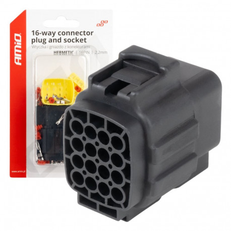 veekindel elektriühenduskomplekt 16 pin 2,2 mm amio-04353