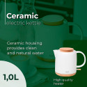 AD 1304 Keraamiline Elektriline Veekeetja 1,0l