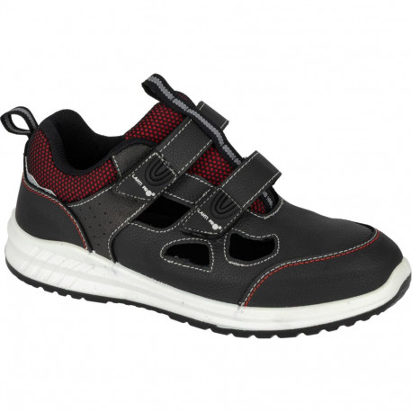 nahast sandaalid must-valge-punane, s1 fo sr, "40", ce, lahti