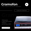 CR 1168 Grammofon raadio ja bluetoothi / mp3 / usb / sd / salvestamisega