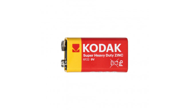 Patarei Kodak ZINC Super Heavy Duty 9V R9, 1 tk.