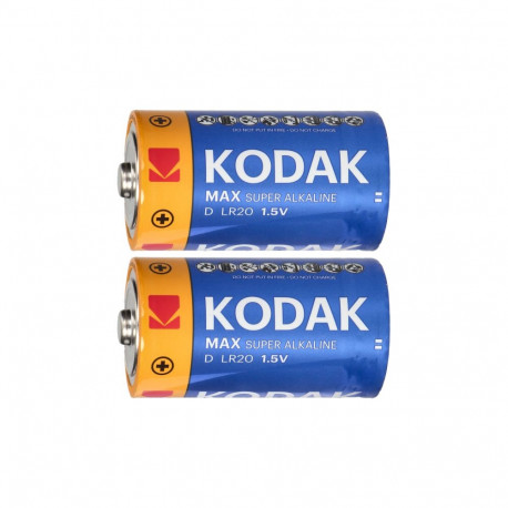 Kodak MAX Alkaline KD-2 LR20 patarei, 2 tk