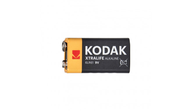 BateriA Kodak XTRALIFE Alkaline 9V LR9, 1 tk.